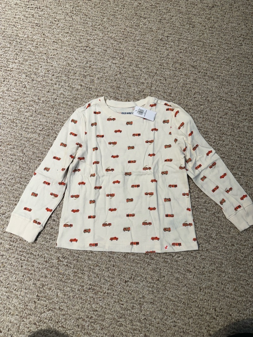 ✅3/$24 Brand New Boys Firetruck Long Sleeve